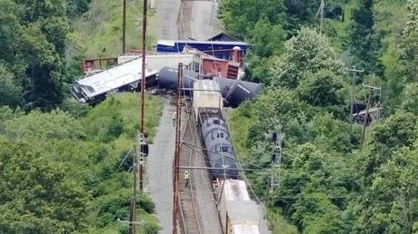 Train crash triggers hazmat response in US (VIDEOS) - Wazir July 1, 2026 Train crash triggers hazmat response in US (VIDEOS) - Wazir July 1, 2026