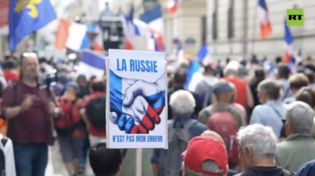 ‘Russia is not our enemy’: Hundreds rally in Paris against Ukraine aid (VIDEO) - Wazir October 4, 2026 ‘Russia is not our enemy’: Hundreds rally in Paris against Ukraine aid (VIDEO) - Wazir October 4, 2026