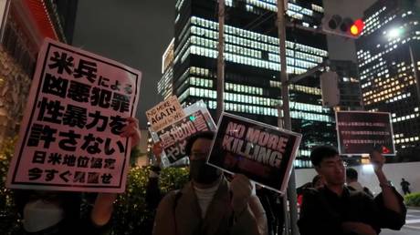 US Marine murder arrest sparks protest in Tokyo (VIDEO) - Wazir October 7, 2026